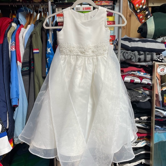 Us Angels Flower Girls Dress Worn - Picture 1 of 7